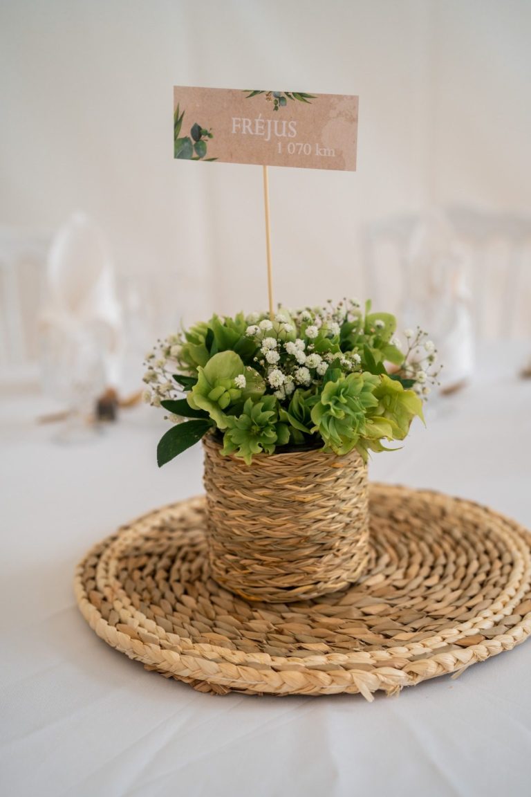 Centre de table mariage